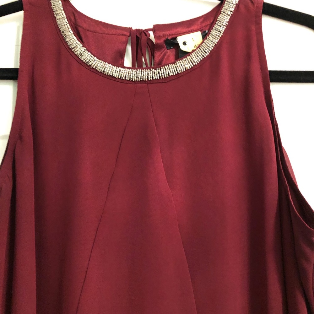 Blouse Alfani. Burgundy